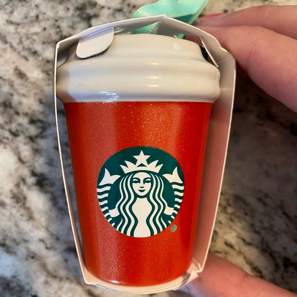 Starbucks Holiday 2020 Ceramic Ornament Cup